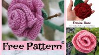 4733+ Free Knitting Pattern For Roses