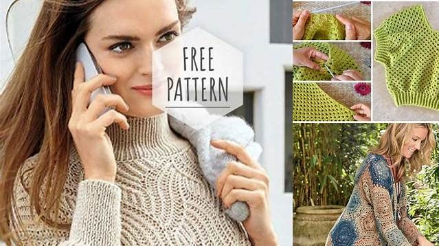 4792+ Crochet Knitted Blouse Jacket