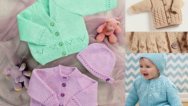 4858+ Free Baby Knitting Patterns Cardigans To Download