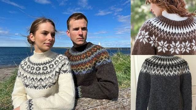 4937+ Free Knitting Pattern Icelandic Sweater