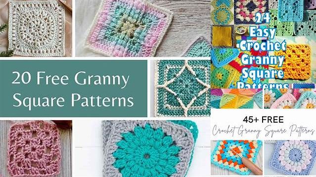 4984+ Motif Granny Square Patterns Free