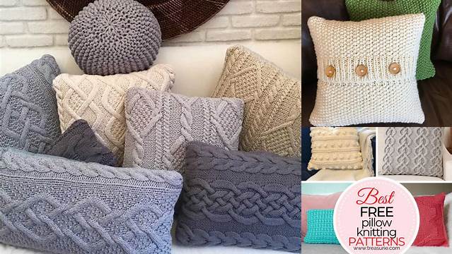 5092+ Free Knitting Patterns Pillow Covers