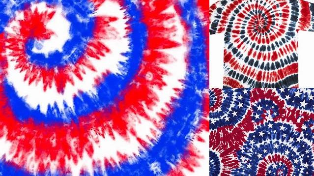 5104+ Tie Dye Patterns Patriotic