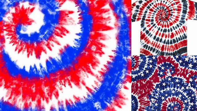 5104+ Tie Dye Patterns Patriotic