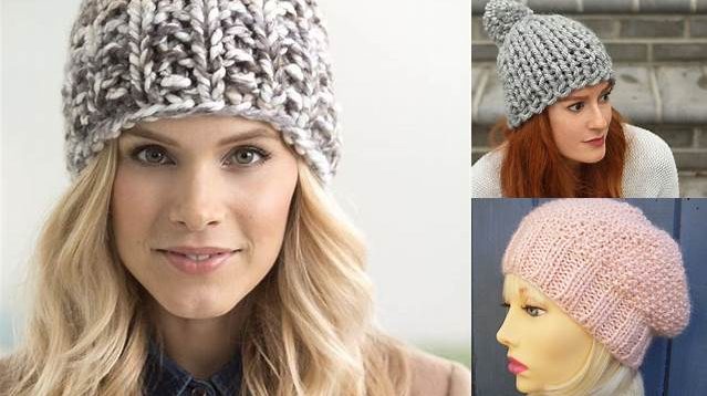 5159+ Free Knitting Patterns For Ladies Hats In Chunky Wool