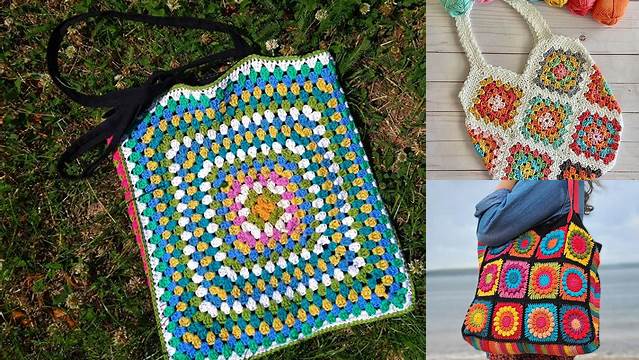 5185+ Granny Square Pattern For Tote Bag