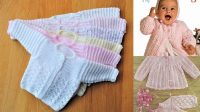 5240+ Free Knitting Patterns Matinee Jackets Babies