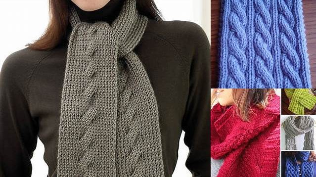 5442+ Free Knitting Pattern For Scarf With Cable