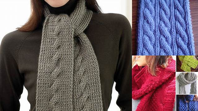 5442+ Free Knitting Pattern For Scarf With Cable