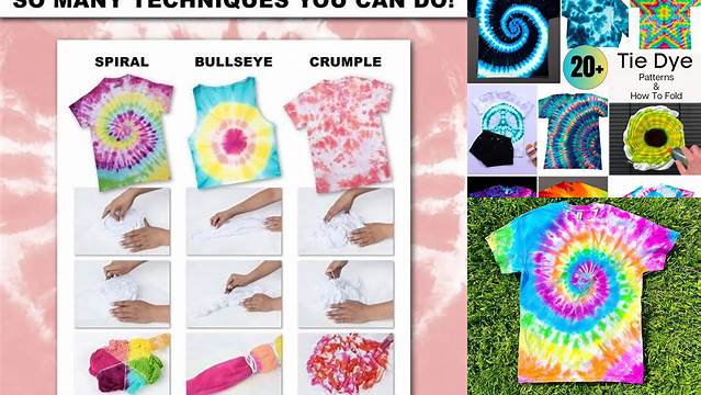 5506+ Easy Tie Dye Patterns For Kids Step By Step