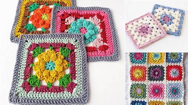 5507+ Granny Square Crochet Pattern Free Uk