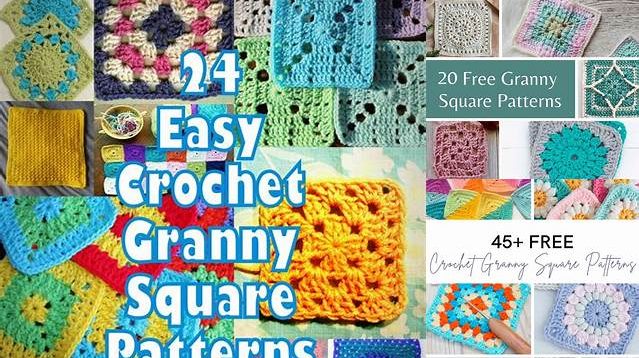 5519+ Free Granny Square Patterns For Beginners Pdf