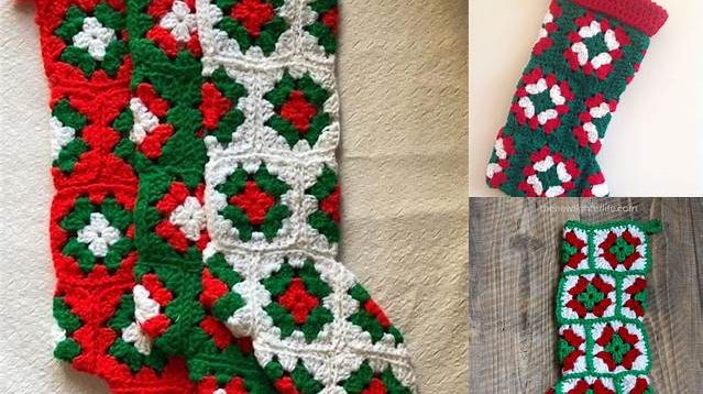 5527+ Granny Square Stocking Patterns Free