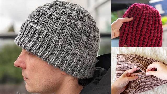 5533+ Easy Free Knitting Patterns For Men's Hats On Straight Needles