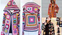 5565+ Granny Square Hooded Cardigan Pattern Free Pdf