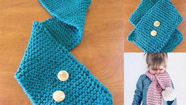 5582+ Free Knitting Pattern For Child's Scarf Uk