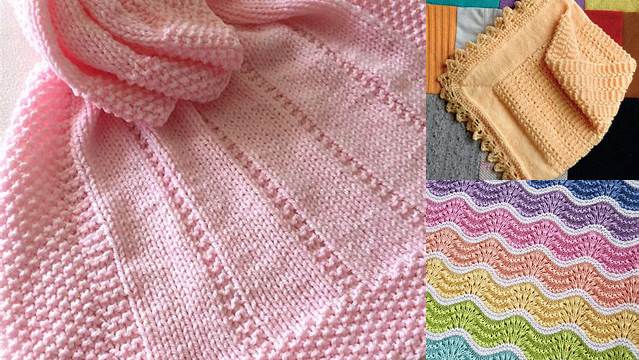 561+ Free Knitting Baby Blanket Edging Patterns