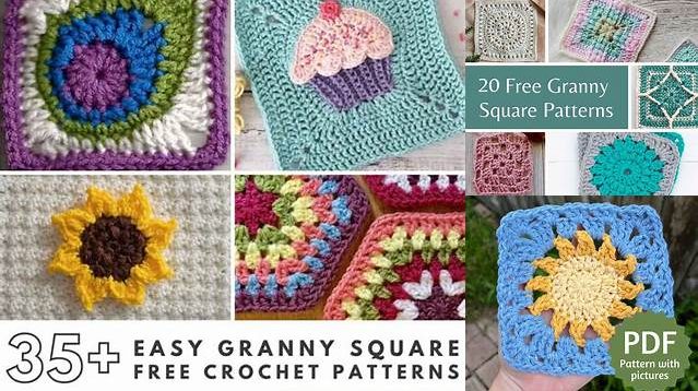 5669+ Granny Square Pattern Layout