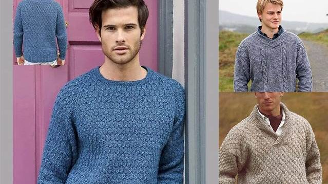 5672+ Free Men's Jumper Knitting Patterns Australia