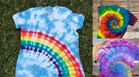 5709+ Rainbow Tie Dye Shirt Pattern