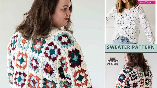 5836+ Granny Square Sweater Patterns Free Pdf Free Download