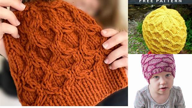 5998+ Free Knitting Pattern For Honeycomb Hat