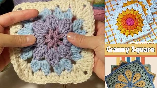 6089+ How To Make A Granny Square Flower