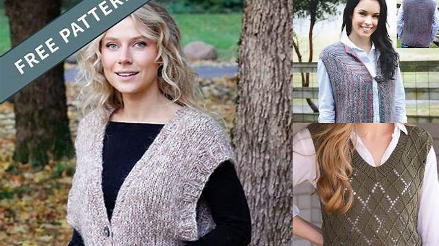 6132+ Free Knit Vest Patterns For Adults