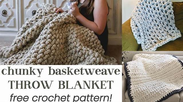 614+ Simple Crochet Blanket Pattern Chunky Yarn