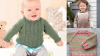 6150+ Free Knitting Pattern Toddler Raglan Sweater