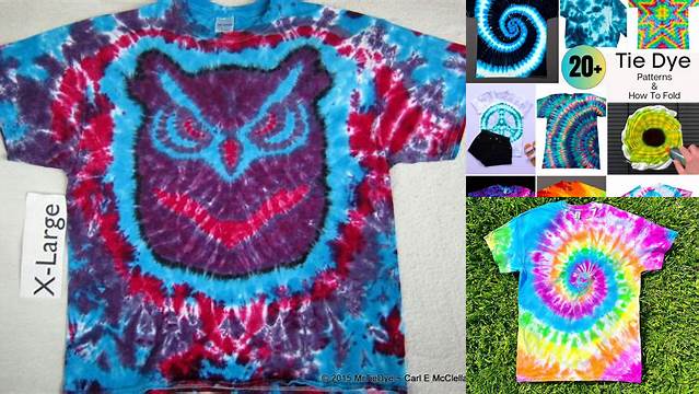 6163+ Owl Tie Dye Pattern