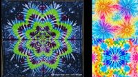 6179+ Flower Tie Dye Pattern