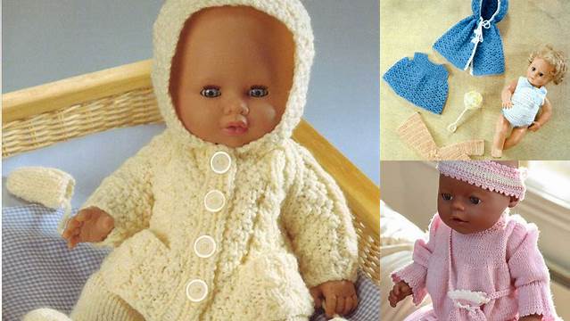 6179+ Free Knitting Patterns For Dolls Pram Sets