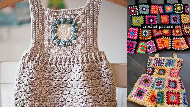 6216+ Granny Square Romper Pattern Free