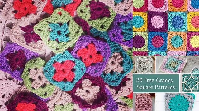 6293+ Mini Granny Square Patterns Free