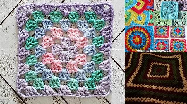 6294+ Granny Square Afghan Patterns For Beginners