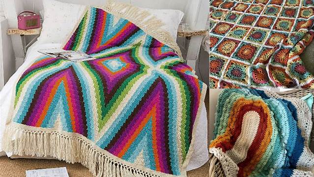 6329+ Crochet Blanket Pattern Boho