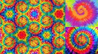 6433+ Rainbow Tie Dye Design