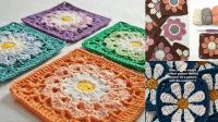 6535+ Granny Square Patterns Floral