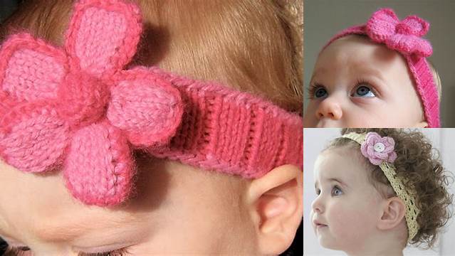 6551+ Free Knitting Pattern For Baby Headbands With Flowers