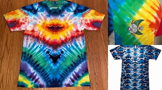 6557+ Tie Dye Fish Pattern