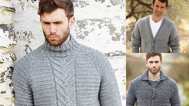 6570+ Free Knitting Patterns For Men