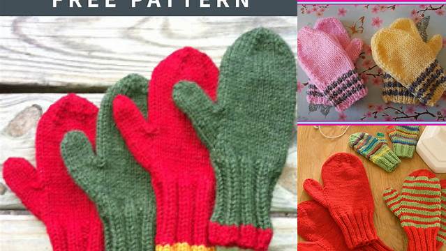 6575+ Free Knitting Patterns For Children's Mittens