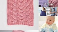 660+ Free Knitting Patterns For Babies Using Cotton Yarn