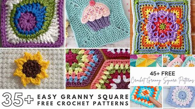 6621+ X Granny Square Pattern Free