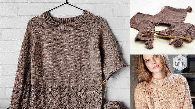 6693+ Free Knitting Patterns Sweaters Straight Needles