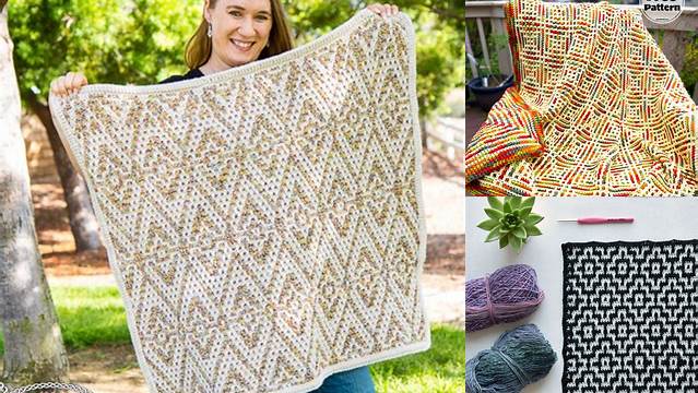 6774+ Easy Mosaic Crochet Blanket Patterns Free