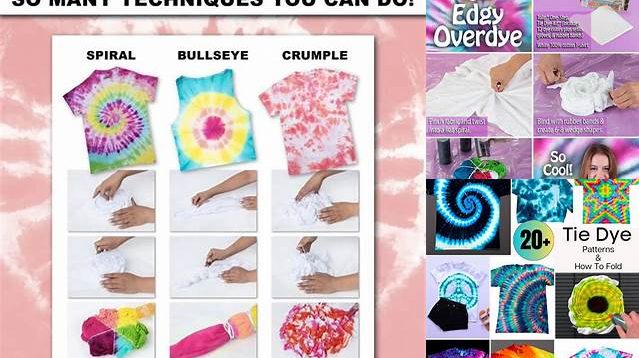 6780+ Step By Step Tie Dye Folding Techniques With Pictures