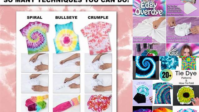 6780+ Step By Step Tie Dye Folding Techniques With Pictures