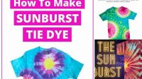 6871+ Sunburst Wave Tie Dye Technique